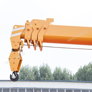 Grue montée sur <span class=keywords><strong>camion</strong></span> Dongfeng de 6,3 tonnes, grue hydraulique à bras droit, caisse de chargement 360° °   Système de rotation pour la construction municipale et l'exploitation minière CE - Product Image 2