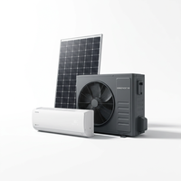 Système solaire AC hors réseau ACDC-12K haute efficacité, climatiseur solaire hybride AC/DC 12000 BTU, EER 12.2, COP 3.5, DGWG2-ttery