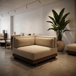 Aluminum Modern <b>Corner</b> Sofa Right Arm Facing Daybed/sofa Modular Outdoor Weather Resistant - Product Image 1