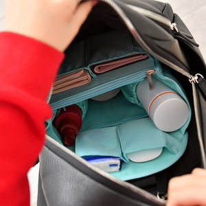 Bolsa de Almacenamiento y Viaje para Pelucas Personalizada, Impermeable, de Gran Capacidad, Organizador de Poliéster para el Cuidado del Cabello <span class=keywords><strong>con</strong></span> Cierre de Cremallera - Product Image 3
