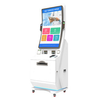 Kiosque d'impression de documents A4, terminal, distributeur de cartes SIM, distributeur de billets, kiosque de paiement en espèces