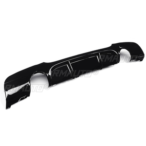 Car Rear Bumper Splitter Rear <b>Diffuser</b> Lip With <b>LED</b> Protector Deflector Lips Guard for BMW E92 E93 328i 335i M Sport 2007-2013 - Product Image 6