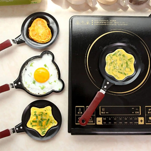 Nonstick หม้อทอดไข่อาหารเช้ารูปร่างน่ารักมินิกระทะทอดไข่มัลติฟังก์ชั่มินิ - Product Image 4