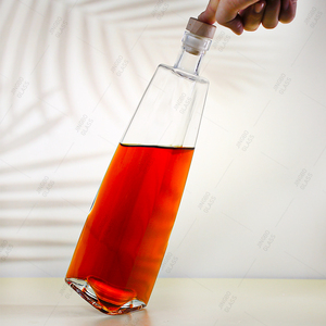 500ml 700ml rượu xo chai với vít nắp thủy tinh chai rượu Whisky rượu sâm banh Vodka Băng rượu vang rỗng tinh thần chai - Product Image 2