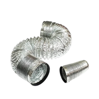 Conduits de ventilation flexibles en aluminium durable pour la chaleur et l'extérieur, utilisés dans les hôpitaux
