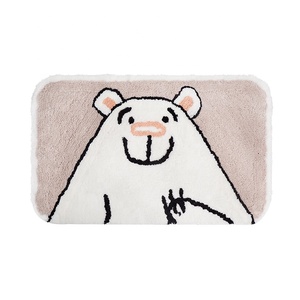 Hot Selling Polyester <strong>Mat</strong> Anti Slip Cartoon Area Rugs Soft <strong>Bedroom</strong> <strong>Mat</strong> Non-slip Rug Tufted Area Rug Bath <strong>Mat</strong> - Product Image 4