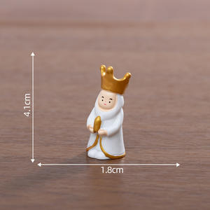 Statuine Religiose in Resina in Miniatura, Set Natività di Natale, Gesù Bambino, Angelo Dipinto a Mano, <span class=keywords><strong>Accessori</strong></span> Fai-da-Te Ecologici <span class=keywords><strong>per</strong></span> Scenografie - Product Image 5