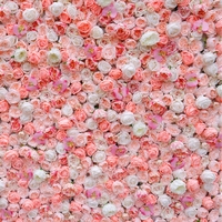 Pivoine Rose rouge, panneau décoratif de mariage en soie, toile de fond, mur de fleurs artificielles