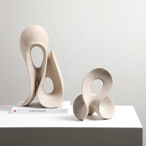 Đồ trang trí nhà cửa hiện đại, vật phẩm trang trí bàn, đồ thủ công bằng nhựa, đồ trang trí nội thất, tượng nhỏ trừu tượng bằng nhựa, đồ trang trí bàn làm việc trong nhà - Product Image 2