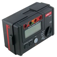 UNI-T UT522 Alat Uji Tahanan Tanah Digital Pengukur Ohm 4000 2-kawat 3-kawat Pengujian Megometer