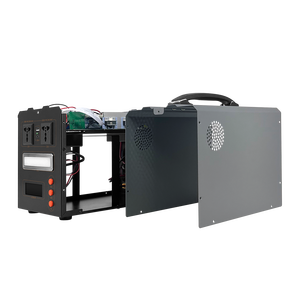 Estación de Energía Portátil con Inversor de 600W/1000W para Uso Doméstico, 110V/220V para Aires Acondicionados, Motores, Batería Solar Semi-terminada - Product Image 3