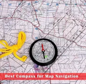 La Bàn Acrylic Chất Lượng Cao Thước Đo Bản Đồ La Bàn Phát Sáng Gấp Gọn Phát Sáng - Product Image 4