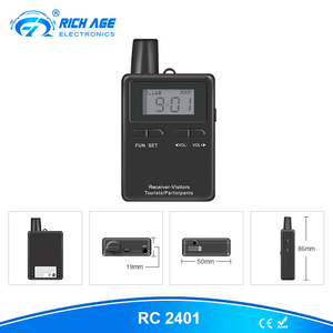 ระบบเสียงนำเที่ยวระยะไกล 2.4GHz 200 เมตร พร้อมแบตเตอรี่ 1000-1500mAh และ 50 ช่องสัญญาณสำหรับการสื่อสารกลุ่ม / การสอน - Product Image 2