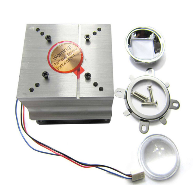 Aluminum Radiator Cooling System Heat Sink CPU Fans 44MM Lens LED Power Supply Fans for Integrated High Power LED
