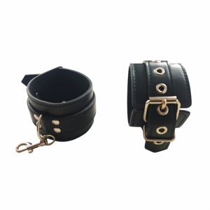 Esposas SM de Cuero de Alta Calidad para Juegos de Pasión <span class=keywords><strong>y</strong></span> Restricción, Accesorios para Adultos, Juguetes Sexuales para Parejas - Product Image 4