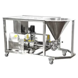 Liquid and powder mixer machine milk and vitamin dosing mixing machine with hopper