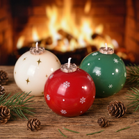 Cadeau artisanal pour la Saint-Valentin, la fête des pères, Thanksgiving, Noël, Pâques, Ramadan, le Nouvel An, globe de neige en cire de soja aromathérapeutique