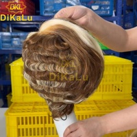 Perruque courte bob sans colle, cheveux vierges brésiliens, cuticules alignées, dentelle transparente, pré-épilée, baby hair avec frange, naturelle et douce