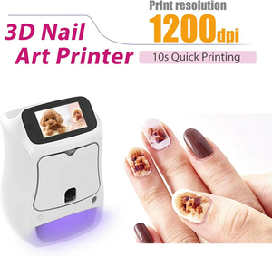 Professional 3D AI Nail Art Printer 10 Inch Touch Screen Portable Commercial Salon Use Nail Art Printing Machine - Product Image 5
