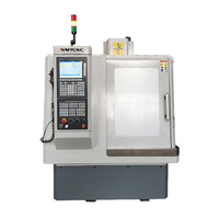 Petit fraisage WMTCNC guide linéaire de précision 3 axes prix de la fraiseuse cnc avec changeur d'outils automatique