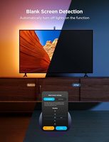 Bandes lumineuses LED intelligentes pour téléviseur avec caméra, synchronisation musicale Tuya, application Google Alexa, Wi-Fi, immersion lumineuse, 55 à 65 pouces