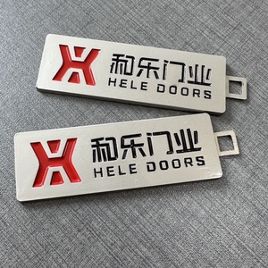 KINDABADGE-Plaque signalétique en métal avec logo personnalisé pour voiture, plaque signalétique en aluminium avec adhésif écrit - Product Image 2