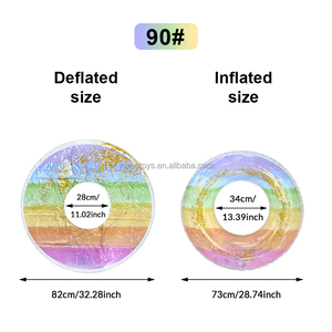 Thiết kế mới dành cho người lớn PVC Inflatable bơi vòng Float cho bãi biển hồ bơi mùa hè sử dụng hồ bơi Float vòng tròn - Product Image 2