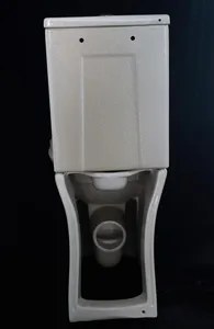 도매 지원 쉬운 청소 세라믹 중력 플러싱 현대 2 피스 화장실