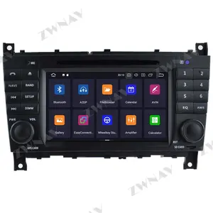 Para Mercedes Benz W203 2004-2007 Android navegación GPS Multimedia reproductor de DVD de coche Auto Radio DSP con IPS cabeza estéreo unidad