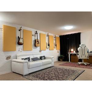 Panneau acoustique décoratif Keyhelm, finition placage, correction acoustique, tissu décontracté, panneau mural et de plafond plat insonorisant, type bois - Product Image 5