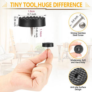 Pieds en caoutchouc antidérapants de haute qualité, absorption des chocs, protection des vis, pieds en caoutchouc - Product Image 4