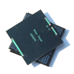 Panel solar pequeño de 1,2 W y 5V con batería de 3,7 V, placa de pegamento policristalino de 100X100MM, paneles solares <span class=keywords><strong>Sunpower</strong></span> - Product Image 6