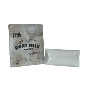 Hot Sale Custom Logo 1lb 2lb Aluminium Flat Bottom Side Gusset Plastic <strong>Pouch</strong> <strong>Milk</strong> Protein Powder Regular Zipper Packaging Bag - Product Image 6