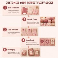 Chaussettes personnalisées pour femmes en coton, chaudes pour l'hiver, avec logo personnalisé, douces et moelleuses, nouvelle collection East Cozy.