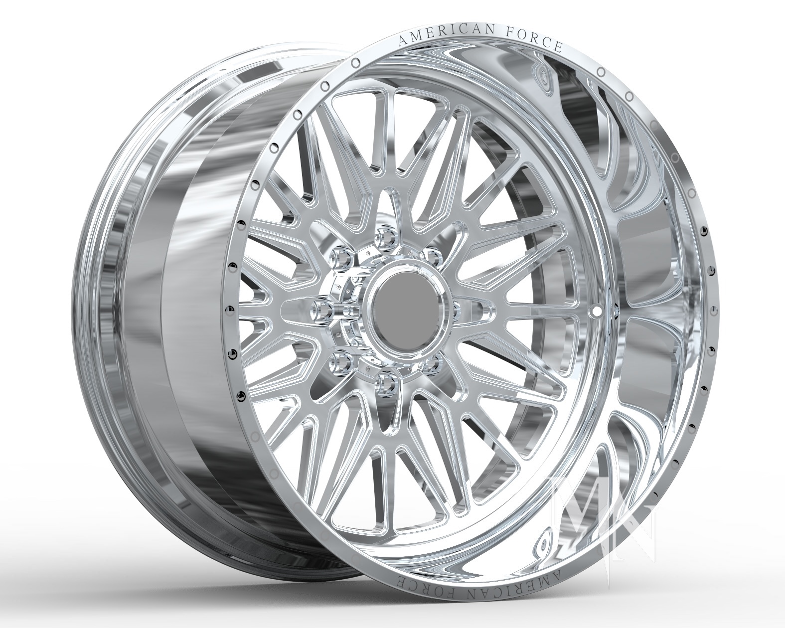 AmericanForceWheel24x14アメリカンフォース 4 24X14 AMERICAN FORCE MORPH CONCAVE 8X170POLISH /33135024