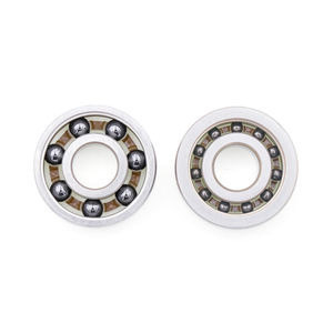 ลูกปืนสเก็ตเหล็กโครเมียม 11 ลูก 627/608 |   ตลับลูกปืนสเก็ตบอร์ดแบบหล่อลื่นด้วยน้ำมันความแม่นยำสูง P0 แถวเดียว - Product Image 2