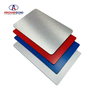 4mm PVDF ACP Exterior Indoor Alucobond Container Houses Rooms Prefabricated Wall Cladding Facades Aluminum Composite Panel