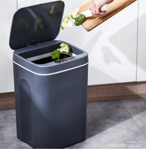Amazon Newest Smart Trash Can Abs Touchless Recycle Electronic Sensor Automatic Trash Bin