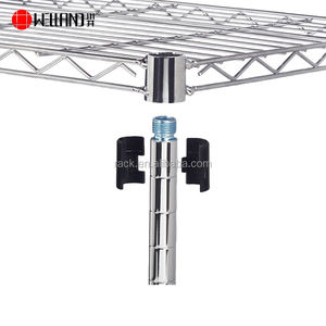 5-tier chrome assembler étagères en treillis métallique pour le stockage - Product Image 4