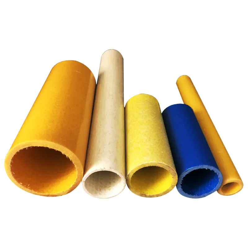 Pultrusione personalizzata grp tubo cavo tubi strutturali pultrusi in fibra di vetro profili frp tubo tondo