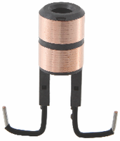Support de balais de charbon pour anneau collecteur (dimensions : 15*6.7 / 34*7.8*20.5 X 2 anneaux), pour assemblages de collecteurs à anneaux.