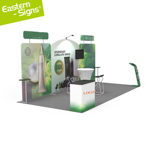 Caja <span class=keywords><strong>de</strong></span> Luz para Exhibición en Ferias Comerciales, 10x20 3x6, Aluminio y Tela, Reutilizable, Ligera, Fácil <span class=keywords><strong>de</strong></span> Montar, Forma Personalizable - Product Image 4