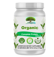 Protéine complète à la saveur vanille de protéines végétales à base de plantes