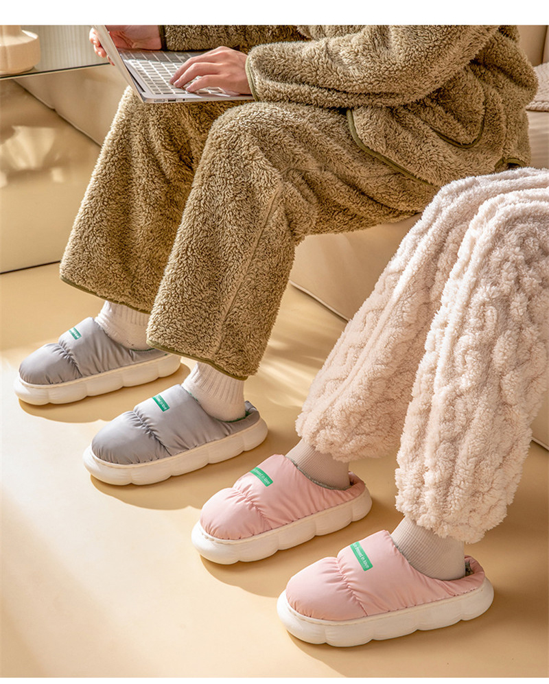 Women Winter Warm Indoor Slippers Men Fuzzy House Slippers Wholesale