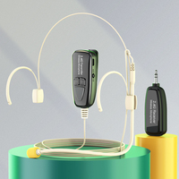 Microphone binaural sans fil 2.4g, Mini-microphone invisible adapté à l'enseignement du chant