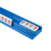 Support de rangement portable pour Mahjong, rose, noir, vert, bleu, blanc, orange, mini support pour tuiles de Mahjong, kit de jeu, fournisseur