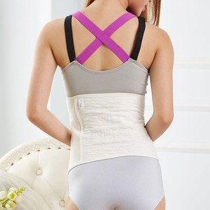 <span class=keywords><strong>Ceinture</strong></span> de soutien abdominale en coton pour femmes enceintes, <span class=keywords><strong>ceinture</strong></span> multifonctionnelle post-partum pour soins naturels après césarienne - Product Image 3