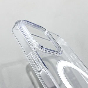 <span class=keywords><strong>Cargador</strong></span> inalámbrico magnético transparente caja <span class=keywords><strong>original</strong></span> espacio transparente TPU fundas de teléfono móvil para iPhone16 15 14 13 - Product Image 4