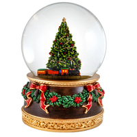 Soldats Casse-Noisettes BSCI 120mm Globe à Eau Décoration Maison et Cadeaux Boule à Neige