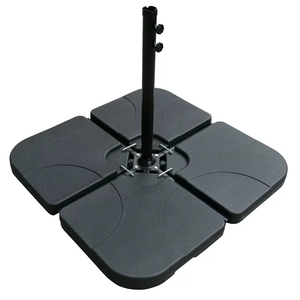Uplion-<span class=keywords><strong>Base</strong></span> de paraguas lleno de agua o arena, sombrilla de compensación con bloqueo en U, <span class=keywords><strong>Base</strong></span> para Patio, 4 Uds. - Product Image 1